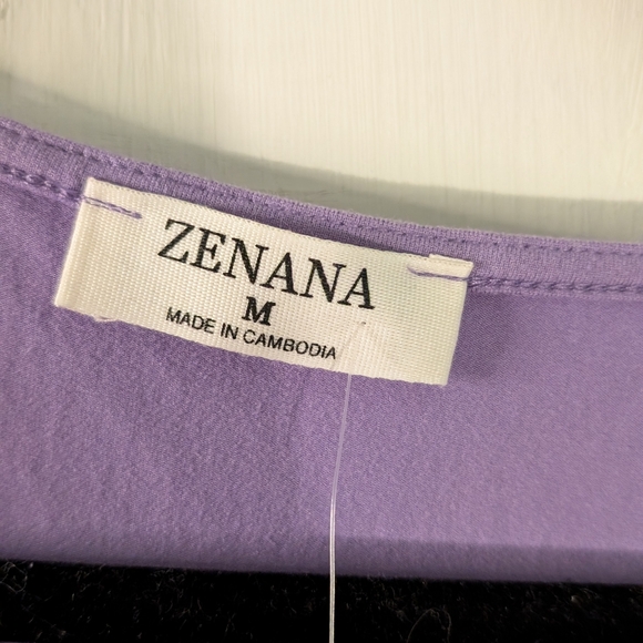 Zenena m purple babydoll nwt - Picture 5 of 8